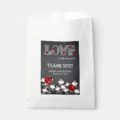 Onze kleine liefde bug schoolbord Baby shower Bedankzakje (Voorkant)