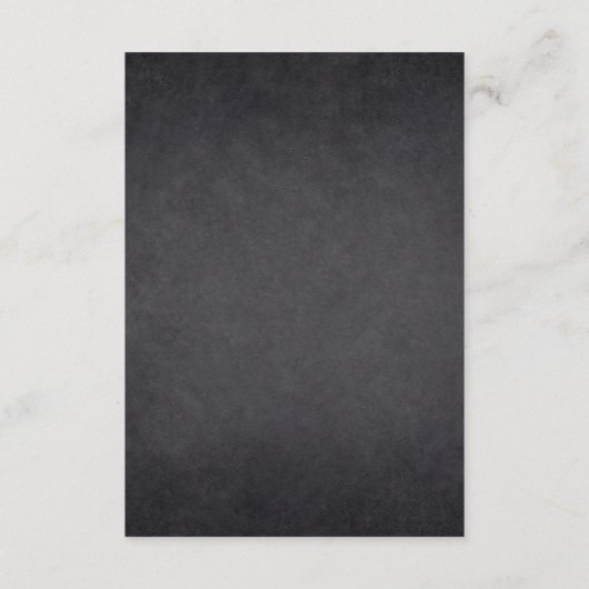 Onze kleine liefde bug schoolbord Baby shower Informatiekaartje (Achterkant)