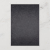 Onze kleine liefde bug schoolbord Baby shower Informatiekaartje (Achterkant)