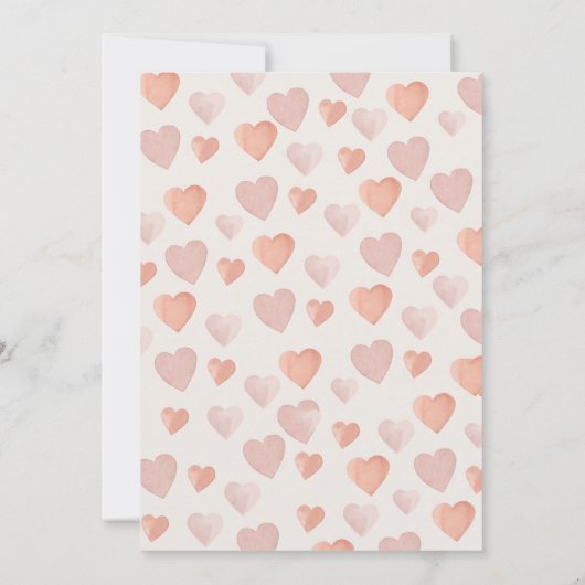 Onze kleine liefde is het draaien van een verjaard kaart (Achterkant)