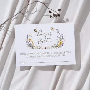 Onze Kleine Liefdeskever Baby Shower Luier Raffle Informatiekaartje