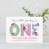 Onze Kleine Liefdeskever, Bloemen Eerste Verjaarda Kaart (Staand voorkant)