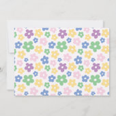 Onze Kleine Liefdeskever, Bloemen Eerste Verjaarda Kaart (Achterkant)