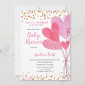 Onze kleine liefje baby shower uitnodiging (Voorkant)