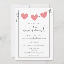 Onze Kleine Liefje Baby Shower Uitnodiging