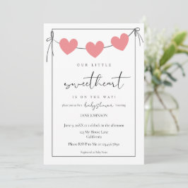 Onze Kleine Liefje Baby Shower Uitnodiging