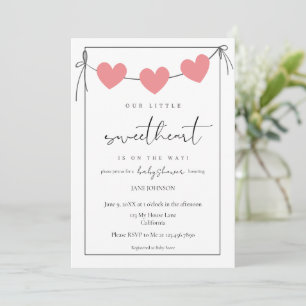 Onze Kleine Liefje Baby Shower Uitnodiging
