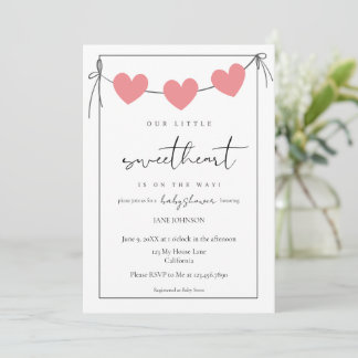 Onze Kleine Liefje Baby Shower Uitnodiging