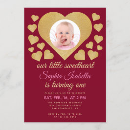 Onze Kleine Liefje Bourgondië Gouden Hart Verjaard Kaart