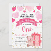 Onze kleine liefje draait één uitnodiging om (Voorkant)