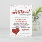 Onze kleine liefje eerste verjaardag kaart (Staand voorkant)