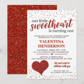 Onze kleine liefje eerste verjaardag kaart (Voorkant / Achterkant)