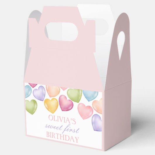 Onze kleine Liefje gesprek hart Verjaardag Bedankdoosjes (Geopend)