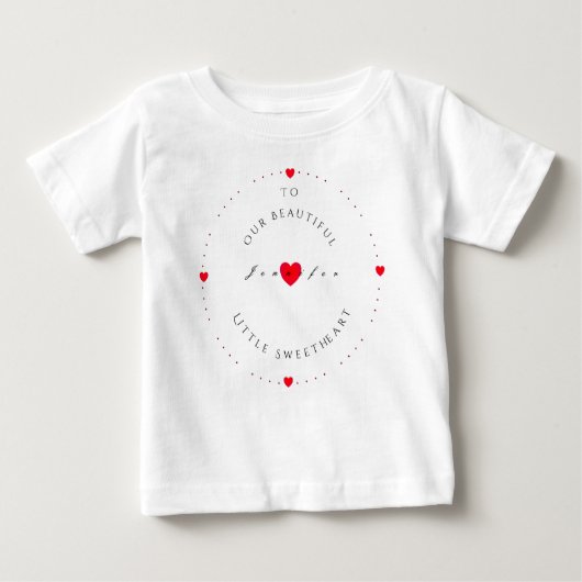 Onze kleine liefje T-shirt (Voorkant)