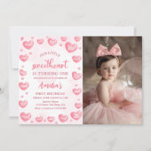 Onze kleine liefje Valentijn verjaardag foto Kaart (Voorkant)