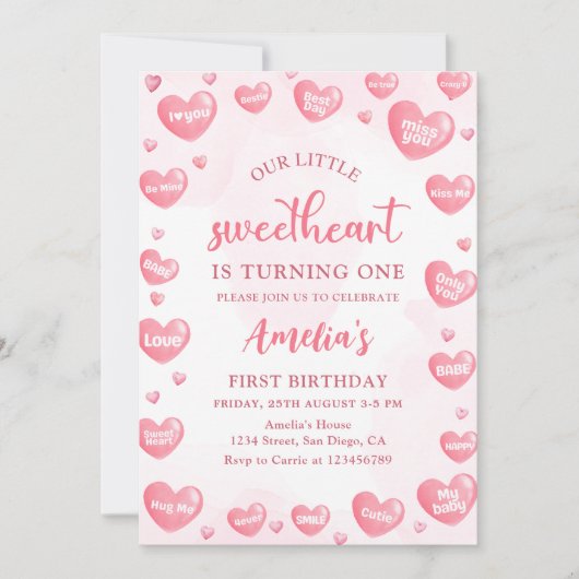 Onze kleine liefje Valentijn verjaardag Kaart (Voorkant)