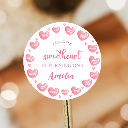 Onze kleine liefje Valentijn Verjaardag Sticker