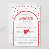 Onze Kleine Liefje Valentijnsdag Baby shower Kaart (Voorkant)