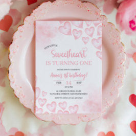 Onze kleine liefje wordt één verjaardag kaart