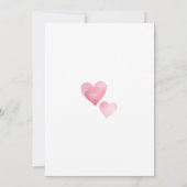 Onze kleine liefje wordt één verjaardag kaart (Achterkant)