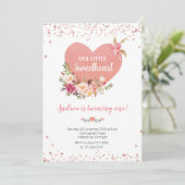 Onze kleine liefje wordt een verjaardag. kaart (Staand voorkant)