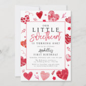 Onze Kleine Liefjes Kinderverjaardagsfeestje Kaart (Voorkant)