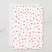 Onze Kleine Liefjes Valentijnsdag Baby shower Kaart (Achterkant)