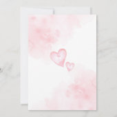 Onze kleine lieve Baby shower uitnodiging (Achterkant)