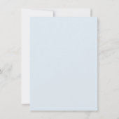 Onze kleine lieve Deer Dusty Blue Floral Baby Boy (Achterkant)