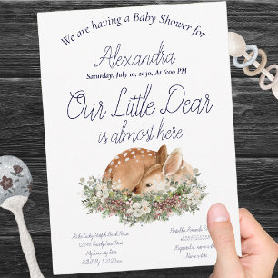 Onze kleine lieve Deer Woodland White Roses Pineco