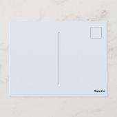 Onze kleine lieve Dusty Blue Baby Boy Shower Briefkaart (Achterkant)