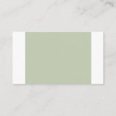 Onze kleine lieve erwt op weg Baby shower boek Informatiekaartje (Achterkant)