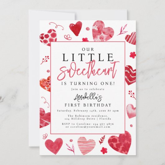 Onze kleine lieve kinderen verjaardagsfeest kaart (Voorkant)