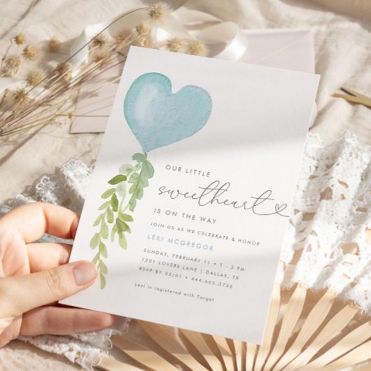 Onze kleine lieverd | Jongens Valentijn Baby showe Kaart