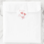 Onze kleine lieverd Valentijn Baby shower Stickers (Tas)