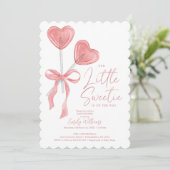 Onze kleine lieverd Valentijn Baby shower uit te n Kaart (Staand voorkant)