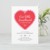 Onze kleine lieverd Valentijns  Verjaardag Kaart (Staand voorkant)