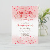 Onze kleine lieverd wordt er eentje kaart (Staand voorkant)