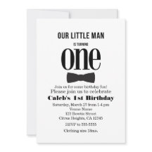 Onze kleine Man eerste 1e Verjaardag Bow stropdas 