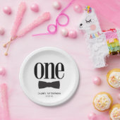 Onze kleine Man eerste 1e Verjaardag Bow stropdas  Papieren Bordje (Feest)