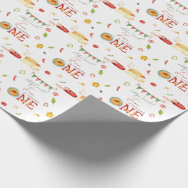 Onze Kleine Meatball 1e Verjaardag Cadeaupapier