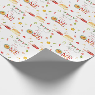 Onze Kleine Meatball 1e Verjaardag Cadeaupapier