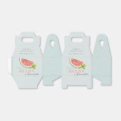 Onze kleine meloen blauw elke dag van de zondag bedankdoosjes (Uitgevouwen)