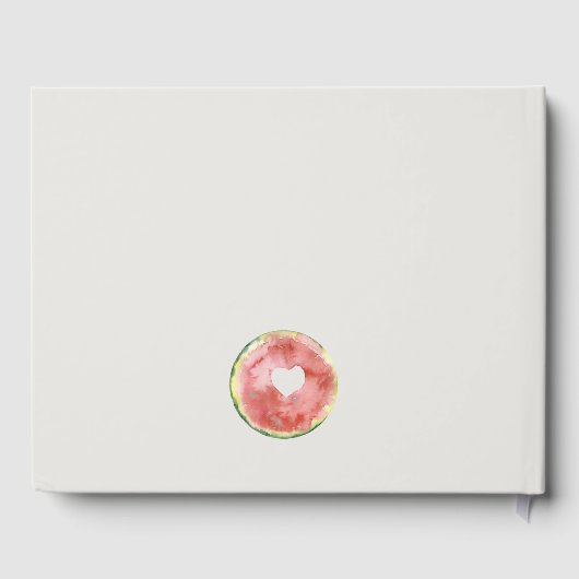 Onze kleine Melon Rood Groen elke zondag Gastenboek (Achterkant)