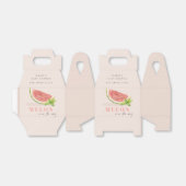 Onze kleine Melon Waterverf blush Baby shower Bedankdoosjes (Uitgevouwen)