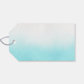 Onze kleine Mermaid Foto Birthday Party Cadeaulabel (Achterkant Horizontaal)