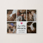 Onze Kleine Mirakel Baby Fotocollage Keepsake Legpuzzel (Horizontaal)