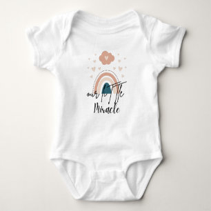Onze kleine Mirakel Boho waterverf Rainbow Baby Bo Romper