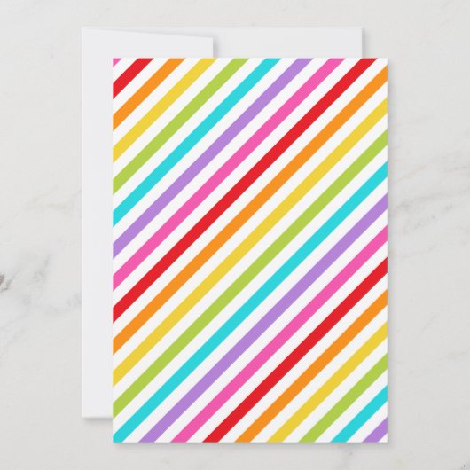 Onze kleine monster Schattige roze kinderen verjaa Kaart (Achterkant)