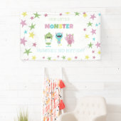 Onze kleine monster verjaardag spandoek (Insitu)